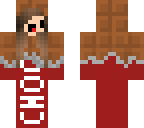 chocolate girl red wrapper