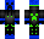 creeper in green blue