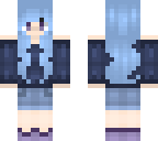 cute girl blue