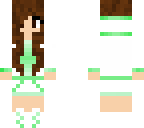 cute green burnette