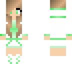 cute green girl