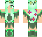 forest girl with flowers in hair