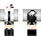 girl with white hair