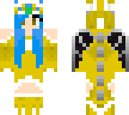 gold girl dragon 