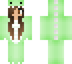 green dino girl skin