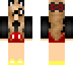 mickey mouse girl with glasses