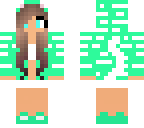 mint cat girl