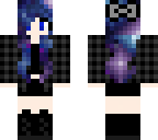 new galaxy girl wearing shorts