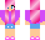 pink hair girl