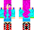 pink haired girl