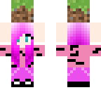 pink tiger holding block
