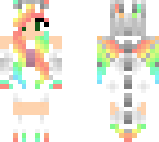 rainbow dragon girl