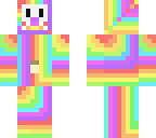 rainbow face