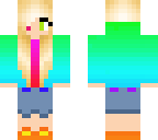rainbow girl