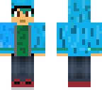 teal guy with jacket