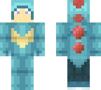 totodile onsie boy bleu eye and bleu hair