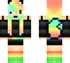 anime rainbow wolf