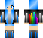 blue electro girl