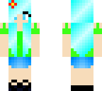 blue girl