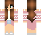 brunette spring girl