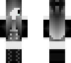 chibi black andwhi te