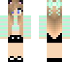 cute mint girl