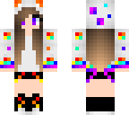 cute rainbow girl