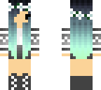 cute spring blue ombre skin