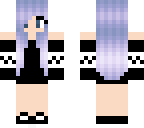 edited purple hair girl