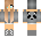 gray panda girl