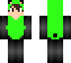 greeen panda skin