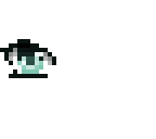 greenish grey anime eye