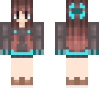 grey and blue girl