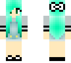 mint green overalls