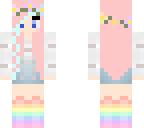 pastel rainbow girl