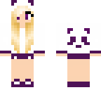 purple panda girl