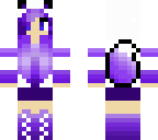 purple wolf girl