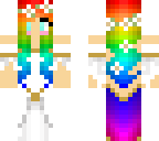 rainbow flower girl