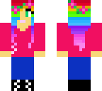 rainbow girl