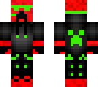 red and green creeper