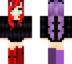 red cat girl