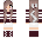 winter cat girl