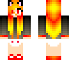 baby fire cat girl