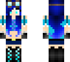 blue steampunk girl
