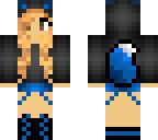 blue wolf girl