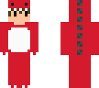 chibi guy in dino jammies