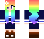 cool school girl rainbow