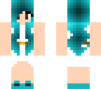 cyan hair