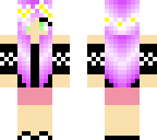 girl with purple hair