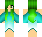 green hair girl